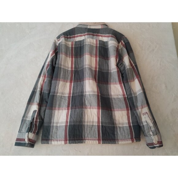 Hollister Mens Fleece Lined Shacket Outdoor School Work Size Pockets Medium - Picture 4 of 8